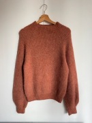 Lindex puchaty sweter luźny wełna alpaka alpaca blend S 36