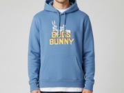 Niebieska bluza z kapturem, Królik Bugs, Bugs Bunny, Warner Bros x Uniqlo