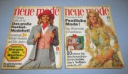 Neue Mode 9,11/1972 + wykroje Vintage Moda, Szycie, Krawiectwo