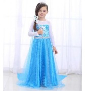 Strój Dla Dzieci Elza Kraina Lodu Sukienka 110