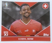 NAKLEJKI UEFA EURO 2024 - SUI TOP 2 Djibril Sow
