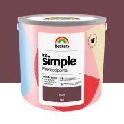Beckers It's Simple PLUM mat 2,5L farba plamoodporna