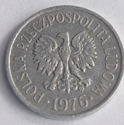 PRL - 10 GROSZY 1976 GRUBY PAZUR