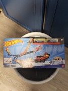 HOT WHEELS ZESTAW TORÓW PODWÓJNY ZJAZD + 2 AUTKA DNR54