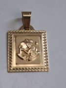 Złota zawieszka WODNIK 585 (14K) wysoki połysk