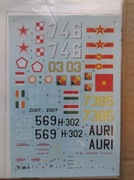 Kalkomania Mil Mi-4  HI-DECAL LINE 1/72