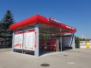 otok myjni bezdotykowej , myjnia, attyka, baner, 