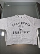 Szara Szeroka Bluza Zara California Rozmiar 152