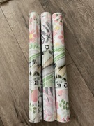Tapeta samoprzylepna 3 rolki z motywem kwiatowym 10 m x 44 cm,