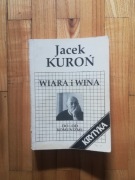 książka "Wiara i wina" Jacek Kuroń