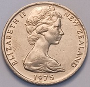 10 centów 1975r. Nowa Zelandia ładna