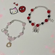 Bransoletki matching hello kitty x spiderman zestaw dla par