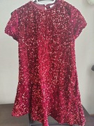 Cekinowa sukienka ZARA rozmiar 152