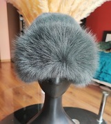 Futrzana czapka damska, HIT !!! Czapka sztuczne futro 