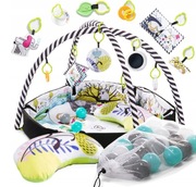 Mata edukacyjna Kinderkraft SmartPlay z piłeczkami kojec