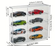 Specjalna gablota w skali 1/64, z 8 przezroczystymi przegródkami.