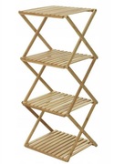 Półka regał bambusowy łazienka pokój 93cm