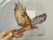 Nowy dwustronny witraż witrażyk dekoracja okienna 