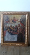 Obraz dwustronny z Karpat - Uśpienie Matki Boskiej/św. Piotr i Paweł  