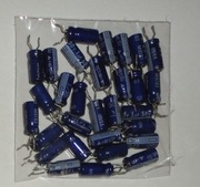 Kondensator elektrolityczny 1uF 50V 5x11mm 85°C 30sztuk 