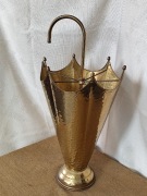 Mosiężny stojak na parasole Vintage 