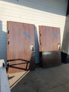 Drzwi chłodnicze / Drzwi do chłodni / Drewnopodobne /R038