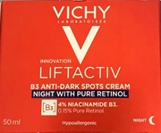 VICHY LIFTACTIV B3 KREM PRZECIW PRZEBARWIENIOM Z RETINOLEM NA NOC