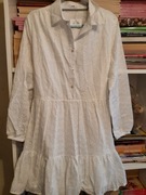 Nowa sukienka ażurowa biała Sinsay 