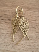 Kolczyki liście boho