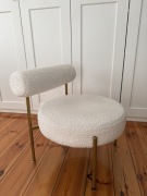 Stylowe krzesło w modnym designie Baranek fotel 