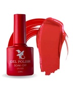 Intensywna Czerwień Hybrydowy Lakier do paznokci 10 ml hipoalergiczny