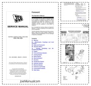 JCB 4160 4190 4220 Fastrac Service Manual Instrukcja serwisowa 9813/3600