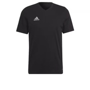 Adidas Entrada 22 Tee, Czarna Koszulka, Rozmiar S/M