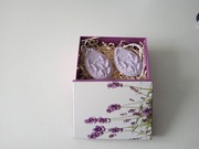 Zawieszka zapachowa 2 sztuki w ozdobnym pudełku. Lawenda.