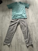 Blekitno szary scrubs medyczny komplet zestaw wojdak lekarski