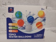 Kule, kulki, bomby, balony wodne wielokrotnego użytku 12 szt
