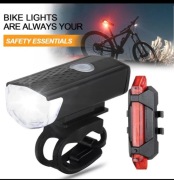 Komplet lampek rowerowych 