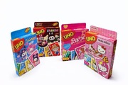 Zestaw 4 nowych kompletów kart UNO – Labubu / Kuromi / Hello Kitty / Barbie