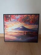 Obraz na płótnie ręcznie malowany 50x40 cm dekoracja ścienna 