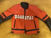 Męska Kurtka motocyklowa skórzana Roadstar – vintage racing style