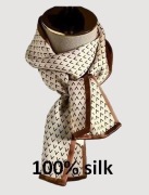 Szalik 100% jedwab apaszka szaliczek gawroszka silk