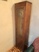 Zegar stojący (elementy) z szafką