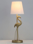 Lampa stołowa Inlight Atlas Flamingo w kolorze brązu