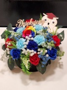 Flower box,  kwiaty mydlane pachnące. , Dzień Mamy,  koniec roku,  komunia