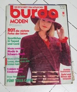 Burda moden 1989 - październik krawiecki niemiecki stara