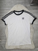 Koszulka adidas Rozmiar S Biała 3 paski tee Adidas