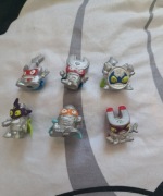 Super zings zestaw 6 srebrnych figurek bardzo rzadkie