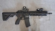 Umarex Hk416 A5 AEG z szybką wymianą sprężyny + DBAL A2 + Eotech exps 3-2