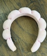 Opaska na włosy hair pielęgnacja różowa pink cloud chmurka bubble