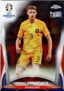 TOPPS CHROME UEFA EURO 2024 MICKY VAN DE VEN HOLANDIA 84
